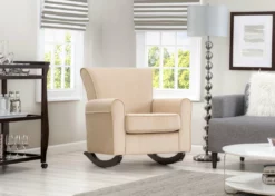 Delta Children Gliders & Rocking Chairs Lancaster Rocking Chair Featuring LiveSmart Fabric By Culp