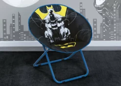 Delta Children Kids’ Chairs Batman Saucer Chair For Kids/Teens/Young Adults