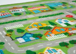 Delta Children Rugs Large Road Map Activity Rug For Girls And Boys - 54-inch L X 39-inch W