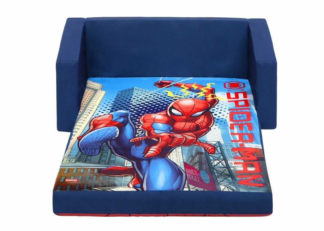 Delta Children Spider-Man Cozee Flip-Out Sofa - 2-in-1 Convertible Sofa To Lounger For Kids 7 Delta Children Spider-Man Cozee Flip-Out Sofa - 2-in-1 Convertible Sofa To Lounger For Kids