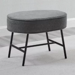 Delta Children Ella Ottoman With LiveSmart Evolve Fabric