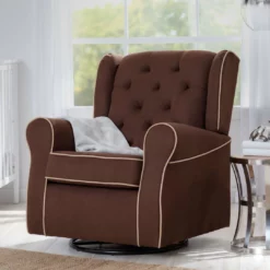 Delta Children Emerson Nursery Glider Swivel Rocker Chair Gliders & Rocking Chairs
