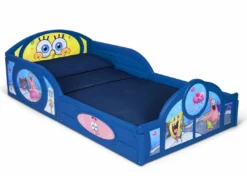 Delta Children SpongeBob SquarePants Plastic Sleep And Play Toddler Bed