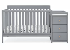 Delta Children Baby Cribs Flynn 5-in-1 Convertible Crib And Changer