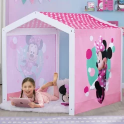 Delta Children Minnie Mouse Indoor Playhouse With Fabric Tent For Boys And Girls Sale