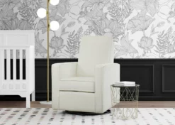 Delta Children Skye Nursery Glider Swivel Chair With LiveSmart Fabric