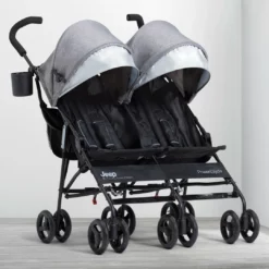 Jeep PowerGlyde Side-by-Side Double Stroller Strollers 19 Jeep PowerGlyde Side-by-Side Double Stroller Strollers