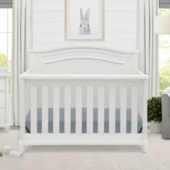 Simmons Kids Baby Cribs Belmont 4-in-1 Convertible Crib