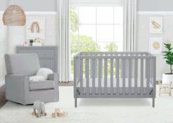 Delta Children Baby Cribs Milo 3-in-1 Convertible Crib