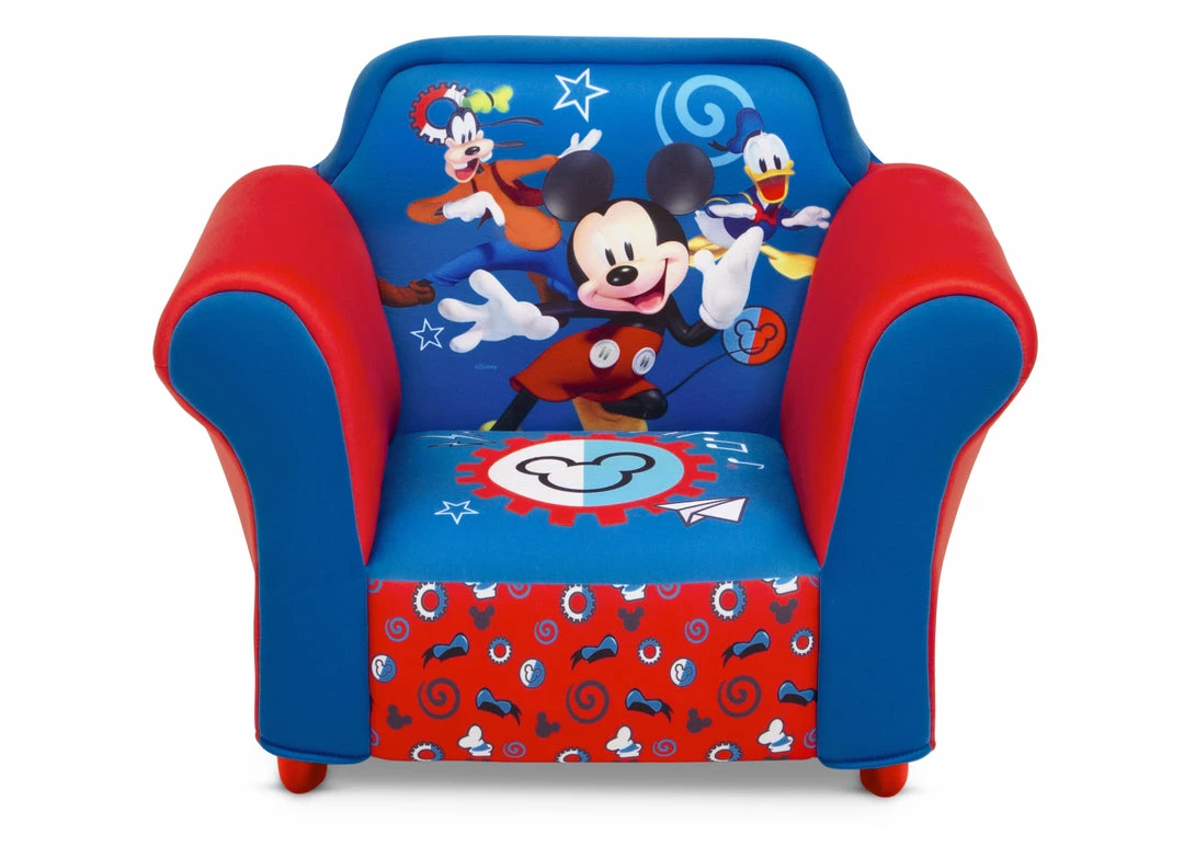 Delta Children Mickey Mouse Kids Upholstered Chair With Sculpted Plastic Frame Kids’ Chairs 4 Delta Children Mickey Mouse Kids Upholstered Chair With Sculpted Plastic Frame Kids’ Chairs