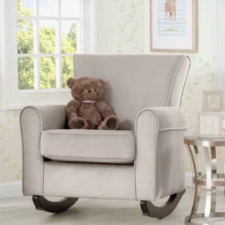 Delta Children Gliders & Rocking Chairs Lancaster Rocking Chair Featuring LiveSmart Fabric By Culp