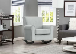 Delta Children Gliders & Rocking Chairs Lancaster Rocking Chair Featuring LiveSmart Fabric By Culp