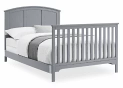 Delta Children Sweet Beginnings Sage Curve Top 6-in-1 Convertible Crib