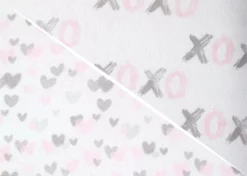 Delta Children What's New Hearts N Kisses Fitted Crib Sheets - 2 Pack