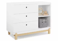 Delta Children Dressers & Changing Tables Poppy 3 Drawer Dresser With Cubbies