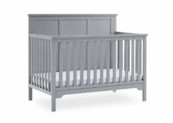 Delta Children Sweet Beginnings Sage Flat Top 6-in-1 Convertible Crib