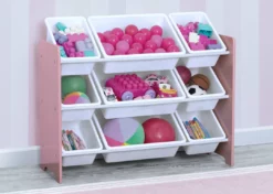 Delta Children MySize 9 Bin Plastic Toy Organizer