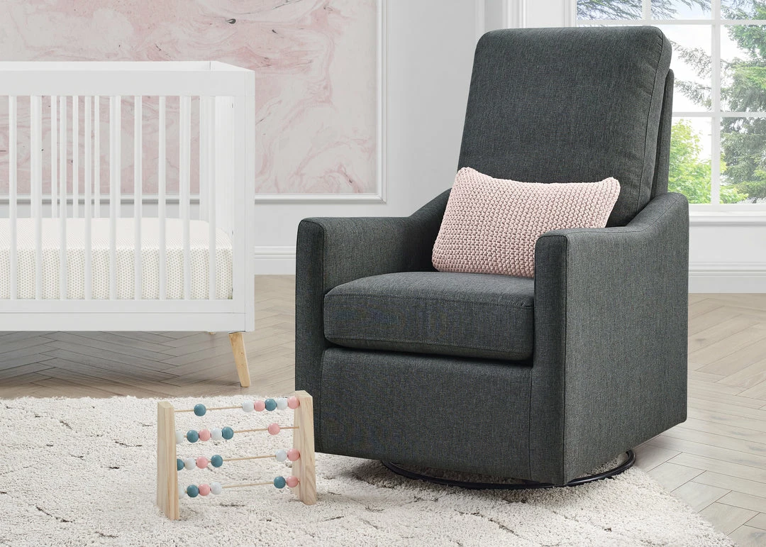 Delta Children Adley Nursery Glider Swivel Rocker Chair 3 Delta Children Adley Nursery Glider Swivel Rocker Chair