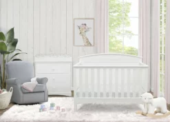 Delta Children Baby Cribs Archer 4-in-1 Convertible Crib