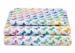 Delta Children Butterflies 3-Piece Twin Sheet Set