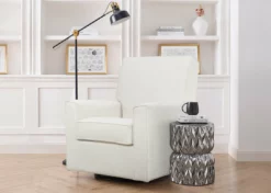 Delta Children What's New Sophie Nursery Glider Swivel Chair With LiveSmart Fabric