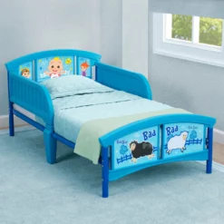 Delta Children CoComelon Plastic Toddler Bed 12 Delta Children CoComelon Plastic Toddler Bed