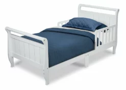 Delta Children Wood Sleigh Toddler Bed Toddler Beds