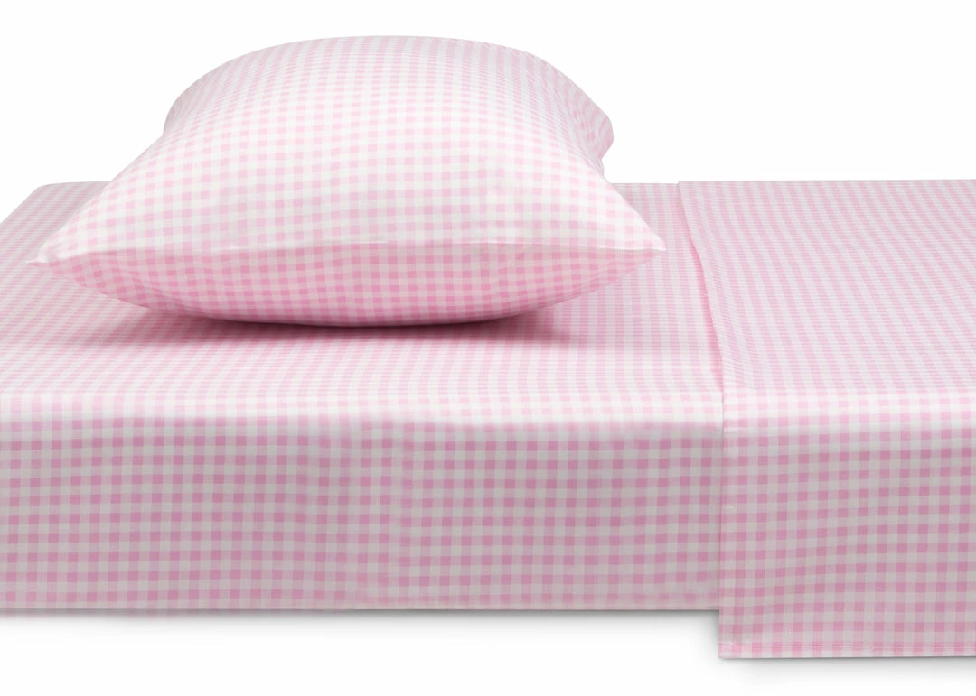 Delta Children Pink Gingham 3-Piece Twin Sheet Set What's New 5 Delta Children Pink Gingham 3-Piece Twin Sheet Set What's New