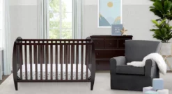 Delta Children Taylor 4-in-1 Convertible Crib Baby Cribs