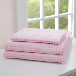 Delta Children Pink Gingham 3-Piece Twin Sheet Set What's New 14 Delta Children Pink Gingham 3-Piece Twin Sheet Set What's New