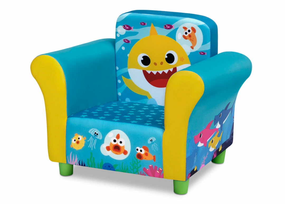 Delta Children Kids’ Chairs Baby Shark Upholstered Chair 5 Delta Children Kids’ Chairs Baby Shark Upholstered Chair