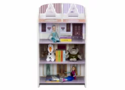 Delta Children Frozen II Wooden Playhouse 4-Shelf Bookcase For Kids Sale