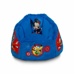 Delta Children Mickey Mouse Cozee Fluffy Chair, Toddler Size (for Kids Up To 6 Years Old) Kids’ Chairs