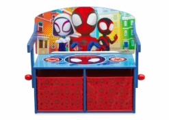 Delta Children Book & Toy Storage Spidey And His Amazing Friends Activity Bench