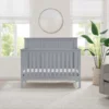 Delta Children Sweet Beginnings Sage Flat Top 6-in-1 Convertible Crib
