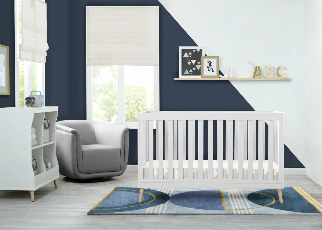 Delta Children Blue Abstract Hand-Tufted Area Rug 5x8 3 Delta Children Blue Abstract Hand-Tufted Area Rug 5x8