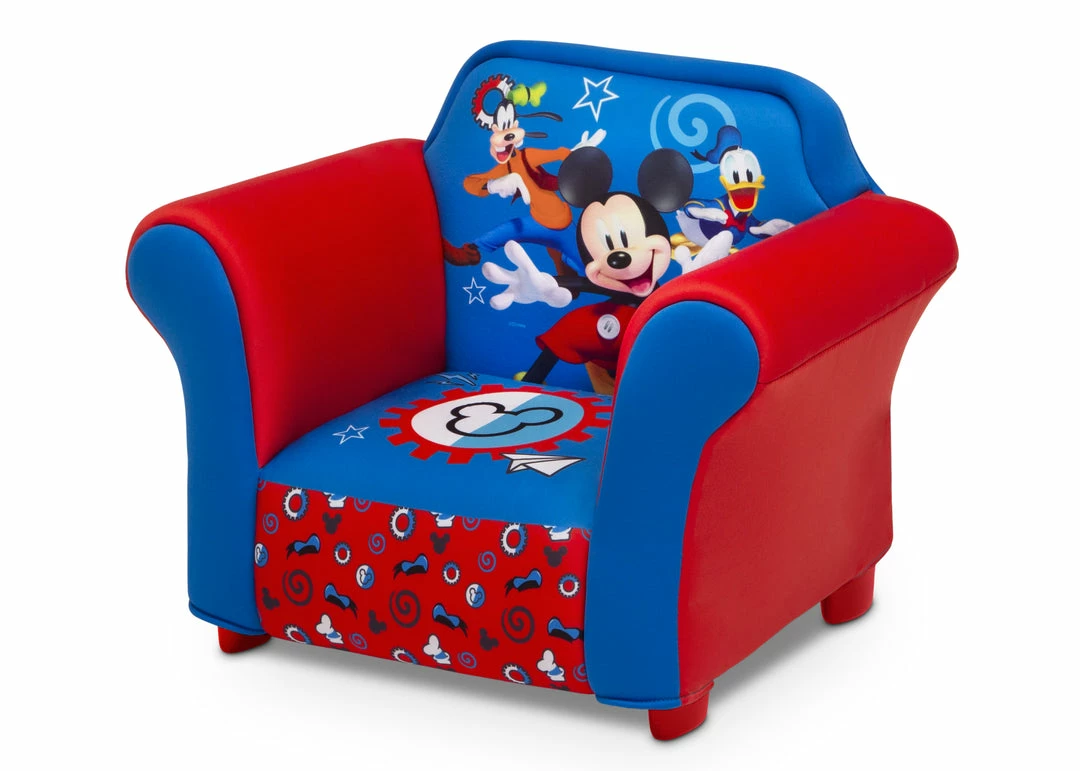 Delta Children Mickey Mouse Kids Upholstered Chair With Sculpted Plastic Frame Kids’ Chairs 6 Delta Children Mickey Mouse Kids Upholstered Chair With Sculpted Plastic Frame Kids’ Chairs