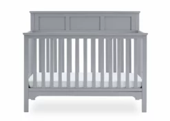 Delta Children Baby Cribs Sweet Beginnings Hart Flat Top 6-in-1 Convertible Crib