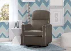 Delta Children Clair Slim Nursery Glider Swivel Rocker Chair Gliders & Rocking Chairs