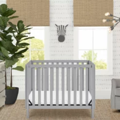 Delta Children Gio Mini Crib With 2.75-Inch Mattress Baby Cribs