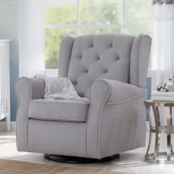 Delta Children Emerson Nursery Glider Swivel Rocker Chair Gliders & Rocking Chairs