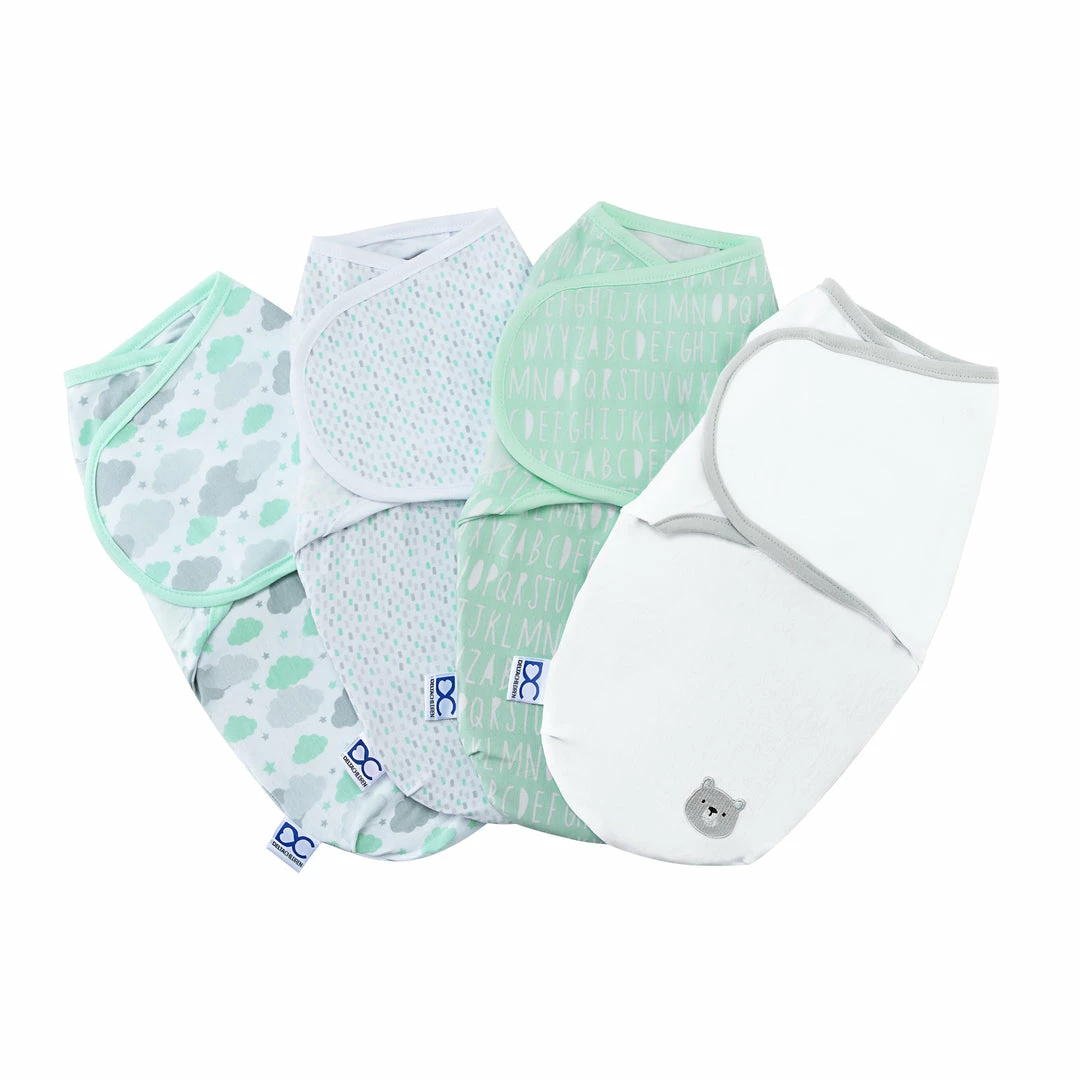 Delta Children Little Lambs Adjustable Swaddle Wrap - Size Large, Fits Babies 3-6 Months/14-18 Lbs., 4-Pack Sale 4 Delta Children Little Lambs Adjustable Swaddle Wrap - Size Large, Fits Babies 3-6 Months/14-18 Lbs., 4-Pack Sale