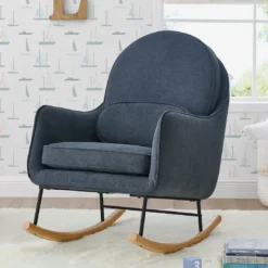 Delta Children Gliders & Rocking Chairs Ella Rocker With LiveSmart Evolve Fabric