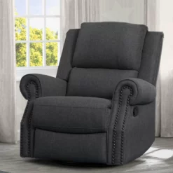 Delta Children Dylan Nursery Recliner Glider Swivel Chair