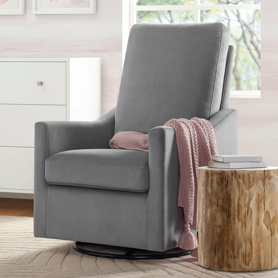 Delta Children Gliders & Rocking Chairs Andie Nursery Glider Swivel Chair With LiveSmart Fabric 12 Delta Children Gliders & Rocking Chairs Andie Nursery Glider Swivel Chair With LiveSmart Fabric