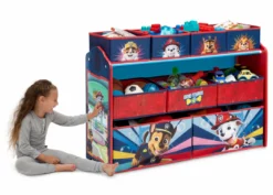 Delta Children PAW Patrol Deluxe 9 Bin Design And Store Toy Organizer
