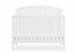 Delta Children Sweet Beginnings Sage Curve Top 6-in-1 Convertible Crib