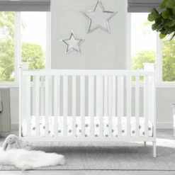 Delta Children Adley 3-in-1 Convertible Crib Baby Cribs