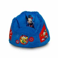 Delta Children Mickey Mouse Cozee Fluffy Chair, Toddler Size (for Kids Up To 6 Years Old) Kids’ Chairs
