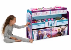 Delta Children Frozen Deluxe 9 Bin Design And Store Toy Organizer Storage